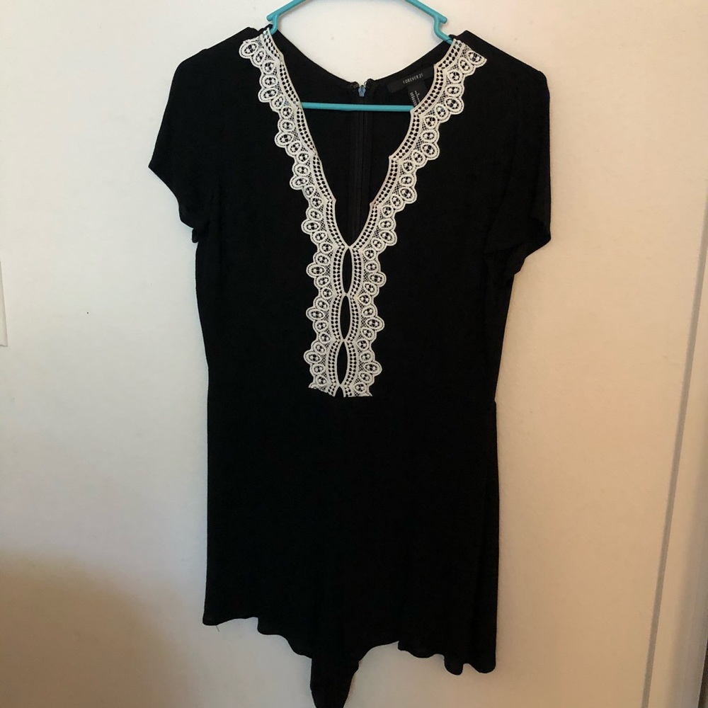 Lacy short romper